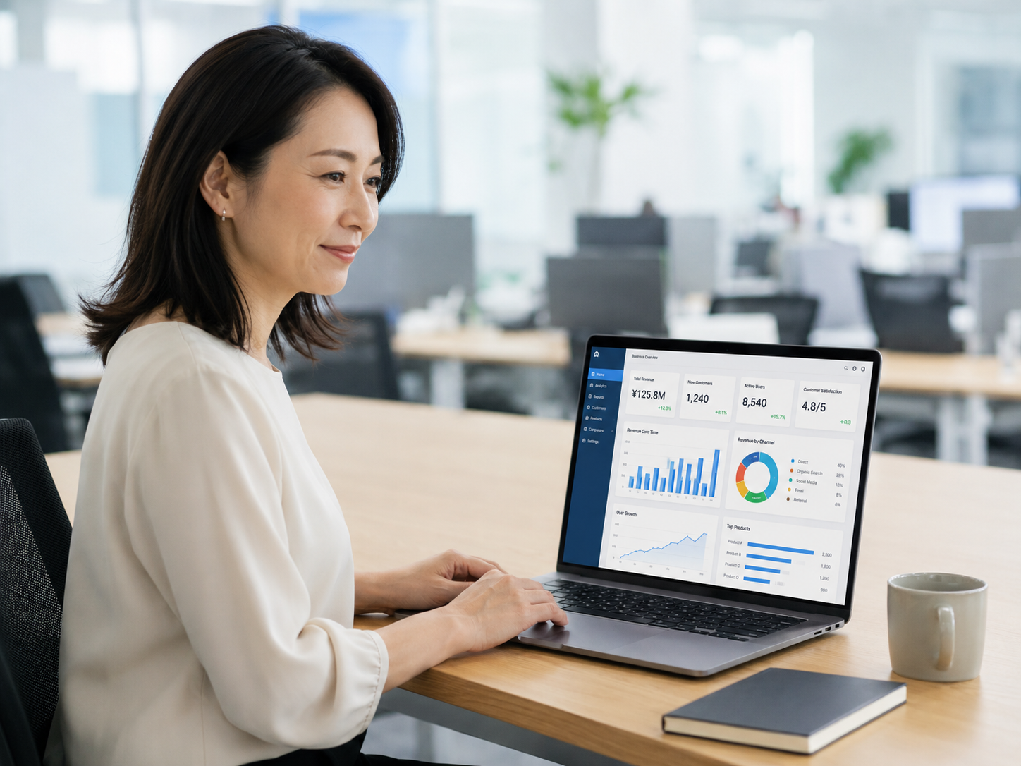 AI導入後：ダッシュボードで効率的に業務